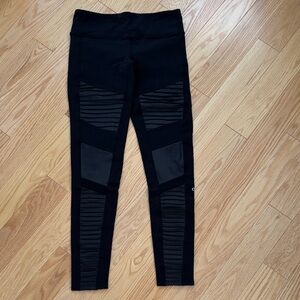 Alo Moto Women's Black Leggings